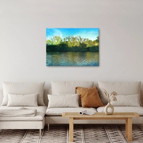 Obraz - jezioro (70x50 cm)