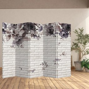 Parawan - Ściana z bukietem (210x170 cm)
