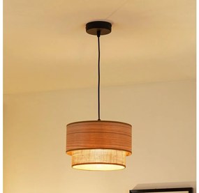 Brilagi - Lampa Montana Boho 1xE27/15W/230V pr. 25 cm brązowo-czarna