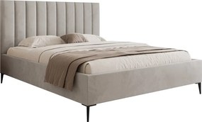 Łóżko Mona Slim III 200 Tkanina VELUTTO 15 stelaż metalowy