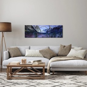 Obraz - Yosemite, USA (z zegarem) (90x30 cm)