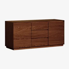 Komoda Prostokątna 140x45 Cm Z Płyty Mdf Burundi Wenge - Sklum