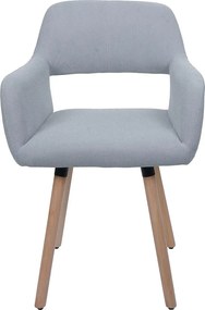 Krzesło do jadalni MCW-A50 II (zestaw 6 sztuk),  jasnoszary