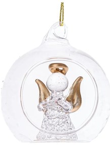 Szklana bombka ø 6 cm Angel – Dakls