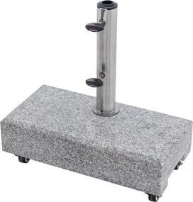 Doppler Granitowy stojak balkonowy 25 kg z uchwytem i kółkami