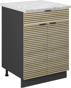 Szafka dolna do kuchni panel dębowy 60x60x82 fame-line