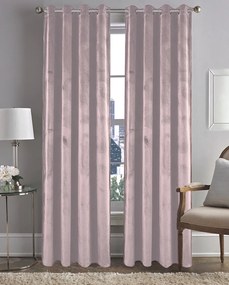 Zasłona gotowa velvet welurowa na przelotkach gruba 140x260 pudrowy róż