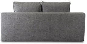 Sofa Rozkładana z Funkcją Spania RENO Dwuosobowa Szara Nowoczesna do Salonu