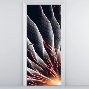 Fototapeta na drzwi - Wyładowanie światła (95x205cm)