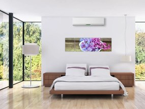 Obraz - fioletowa roślina (170x50 cm)