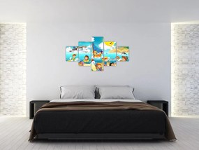 Obraz - Dzień na plaży (125x70 cm)
