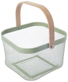 Orion Kosz druciany Greenish, 27 x 24,5 x 16,5 cm