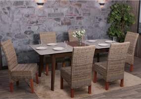 Krzesło do jadalni Var (zestaw 6 sztuk),  bez poduszki na siedzisko