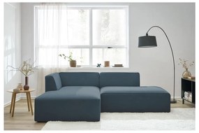 Ciemnoniebieski narożnik modułowy (lewostronny/w kształcie litery L) Megeve – Bobochic Paris