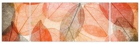 Obraz malowanych jesiennych liści (170x50 cm)