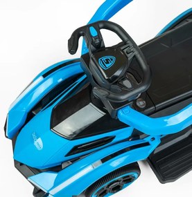 Leżaczek Baby Mix Speed z prowadnicą, czarny