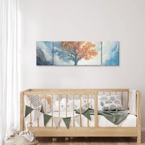 Obraz – Drzewo życia i miłości (170x50 cm)