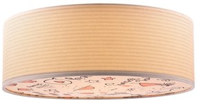 Dziecięca lampa sufitowa z tekstylnym kloszem ø 38 cm Kiddy – Candellux Lighting