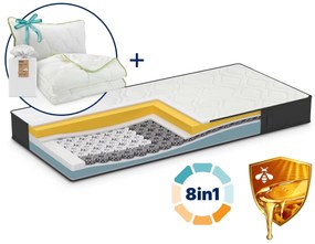 Materac Imemory S+Silver z Propolisem 90x200 cm