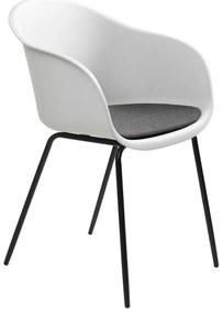 Białe krzesło Unique Furniture Topley