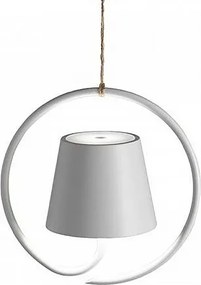 Lampa wisząca LED Poldina Bianca z możliwością ładowania i ściemniania