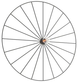 Nowoczesny okrągły plafon kinkiet stalowy 60 cm - A193-Hado