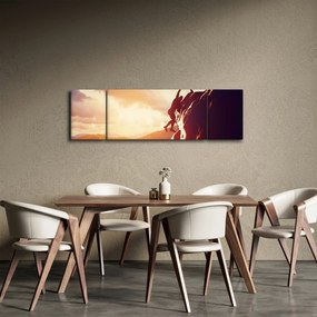Obraz -Wspinacze (170x50 cm)