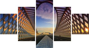 Obraz nowoczesnej architektury mostowej (125x70 cm)