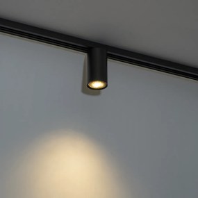 Nowoczesny czarny reflektor do systemu szynowego jednofazowego GU10 35mm - Iconic Ruby Honey