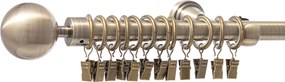 Karnisz pojedynczy Elegant antique brass 240cm