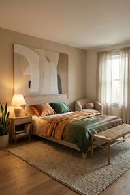 Łóżko Z Materacem I Schowkiem Dąb Sonoma 120X200 P0-M18