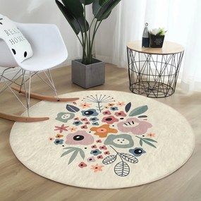 Okrągły dywan odpowiedni do prania i robotów sprzątających ø 80 cm Comfort – Mila Home