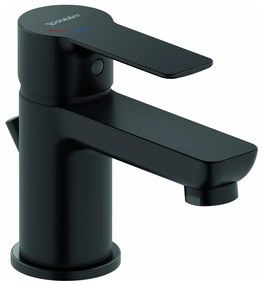 Duravit DC1013001046 - bateria umywalkowa z odpływem D-CODE, czarny mat