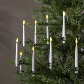 Bateryjne lampki świąteczne świece LED