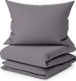 PrzytulneMieszkanie.pl PrzytulneMieszkanie.pl Bawełniana pościel DENYX szara hotelowa kieszeń Rozmiar pościeli: 70 x 90 cm | 140 x 200 cm