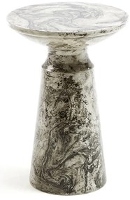 Szary stolik Kave Home Kesbury, wys. 46 cm