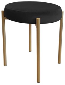 TABORET DIOR STOŁEK LOFT metal podstawa złota MG19