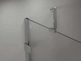 Mexen Lunar-B drzwi prysznicowe uchylne lewe 110 cm, transparent, chrom - 832S-110-050-01-00-L
