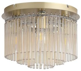 Searchlight 55620-320CP-Lampa sufitowa SWIZZLE 5xE14/60W/230V śr. 32 cm złota