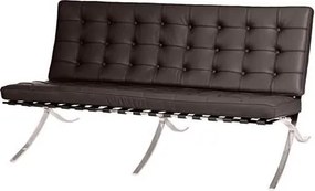 Sofa dwuosobowa BA2 insp. Barcelona skóra naturalna