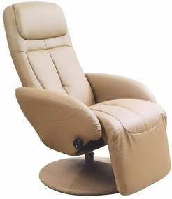Beżowy Rozkładany Fotel Obrotowy M4-S06