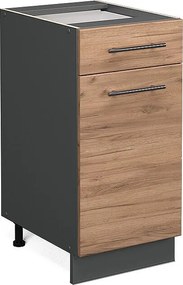 Szafka dolna do kuchni złoty dąb energetyczny 40x51.6x82 fame-line