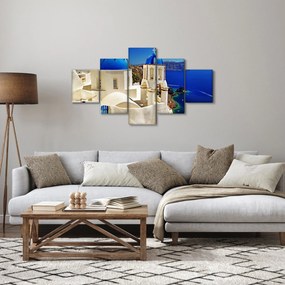 Obraz - Santorini, Grecja (125x70 cm)