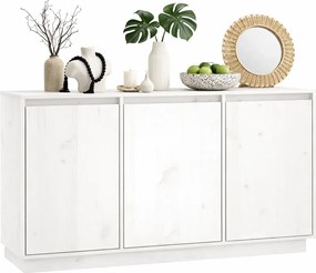 Biała skandynawska komoda z litego drewna G1-F57