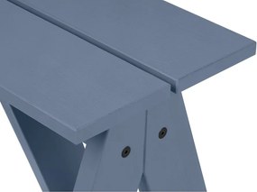 Niebieskie drewniane krzesło ogrodowe Navo – noo.ma