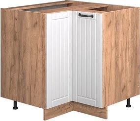 Szafka narożna biały domek wiejski 80.5x60x82 fame-line