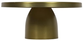 Patera na ciasto na nodze ZACE, złota, Ø 30 cm