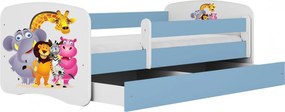 Łóżko dla chłopca z barierką mix 80x160 Z2-L39