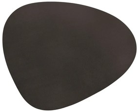 Ciemnoszara skóra na podłogę 92x108 cm Curve XXXL Bull – LIND DNA