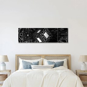 Obraz abstrakcyjnego sześcianu (170x50 cm)